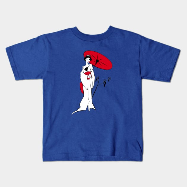 Geisha Kids T-Shirt by Muni